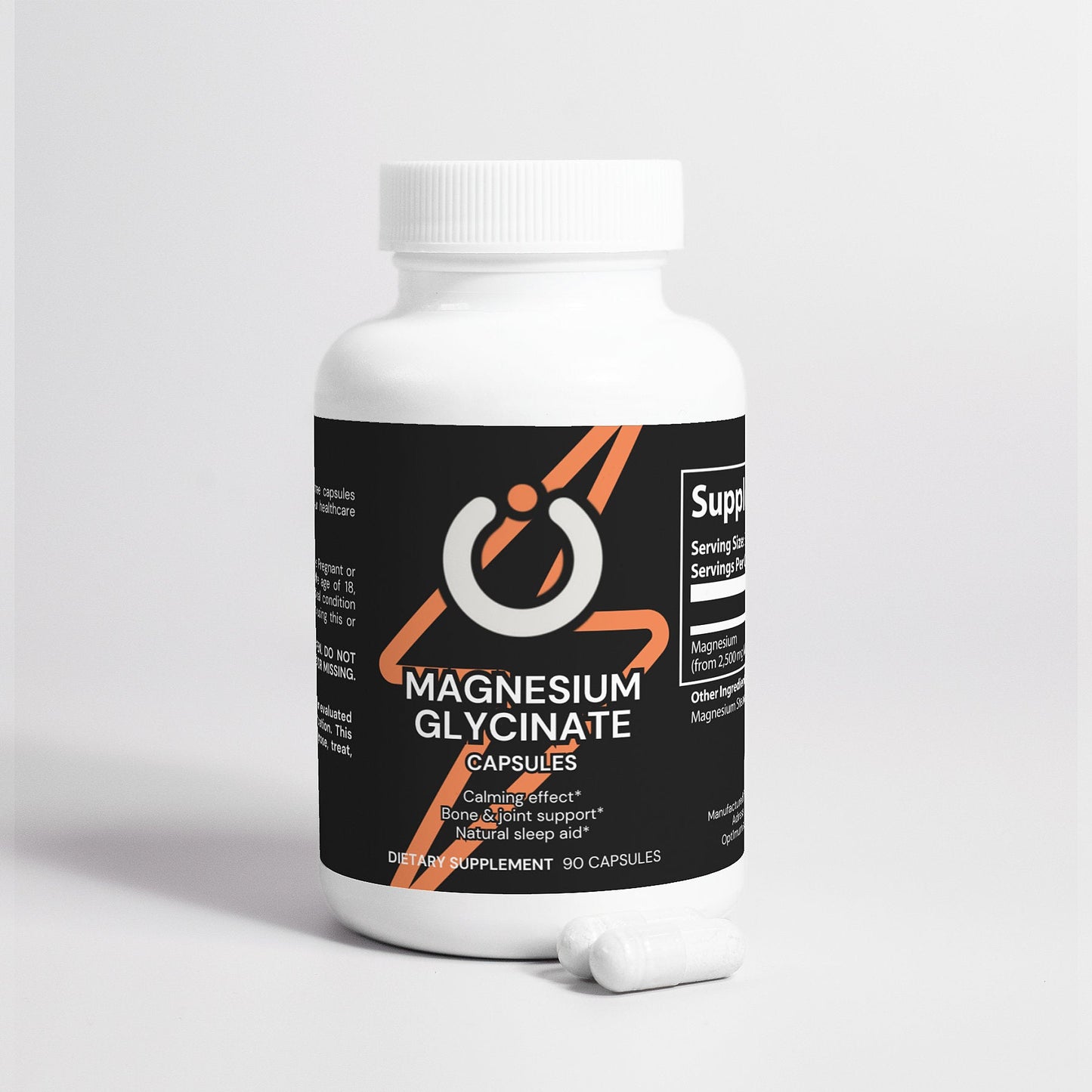 Magnesium Glycinate, 90 Caps, 275mg Per Serving - Opt1mum