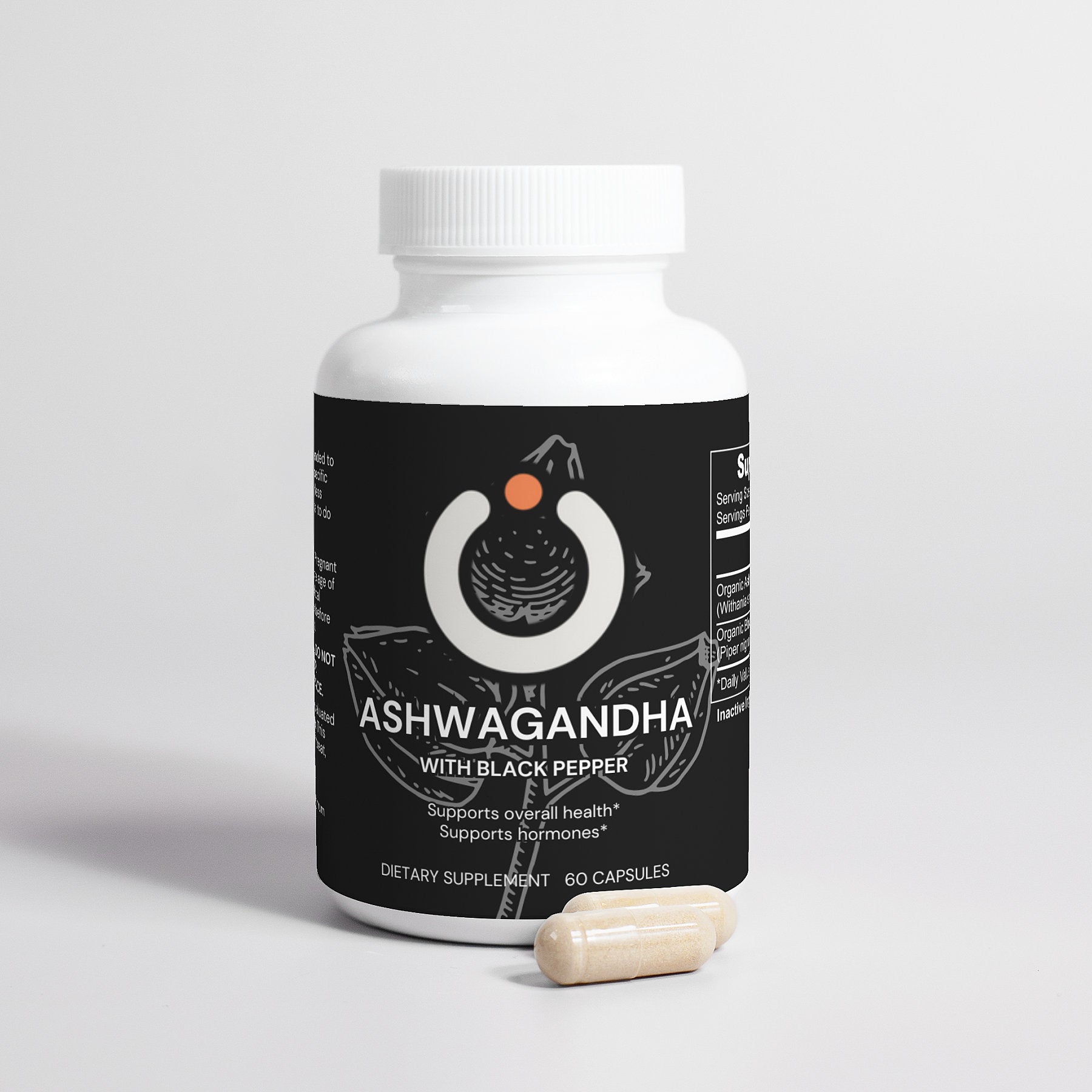 Ashwagandha, 60 Caps, 650mg Per Cap - Opt1mum