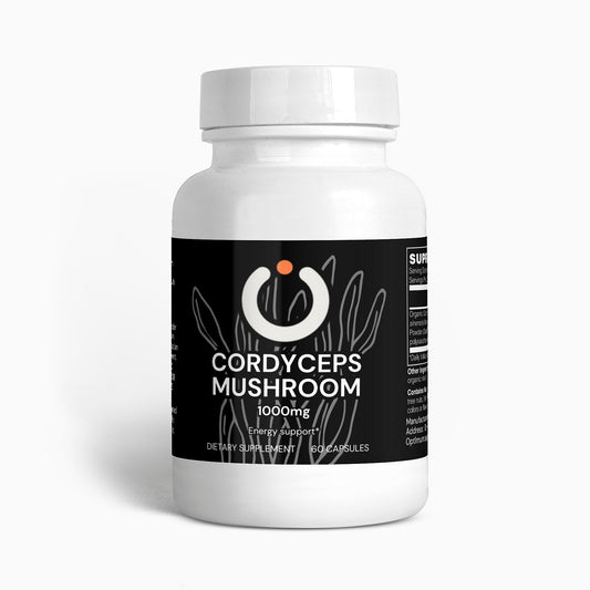 Cordyceps Mushroom, 60 Caps, 500mg Per Cap - Opt1mum