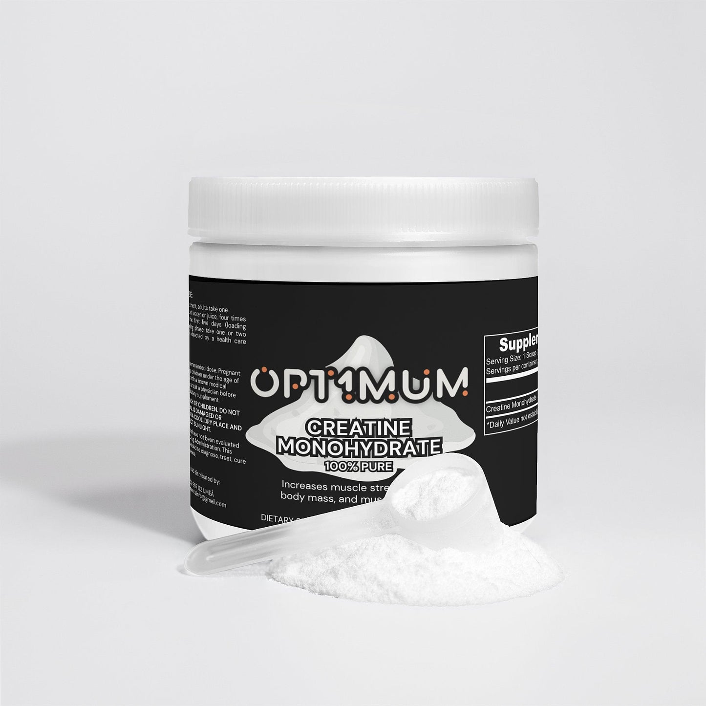 Creatine Monohydrate, 50 Servnings, 250g - Opt1mum