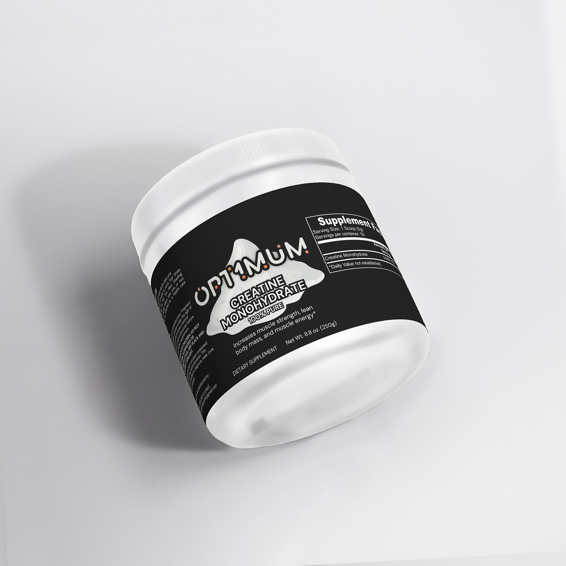 Creatine Monohydrate, 50 Servnings, 250g - Opt1mum