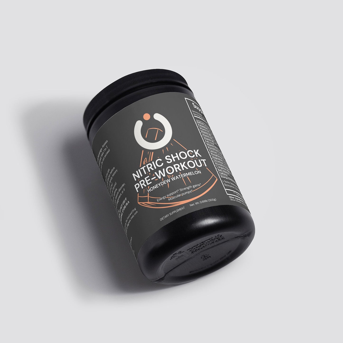 Nitric Shock Pre-Workout, Honeydew Watermelon Flavour - Opt1mum