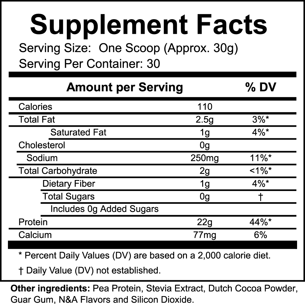 Vegan Pea Protein, Chocolate Flavour, 907g - Opt1mum