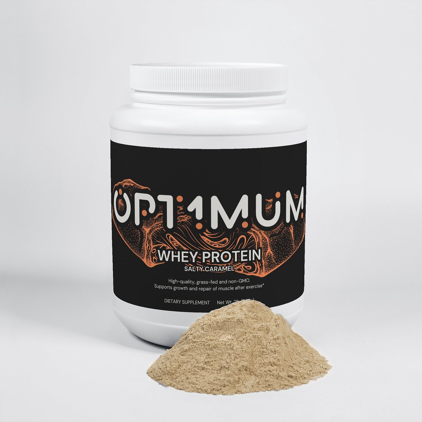 Whey Protein, Salty Caramel Flavour, 907g - Opt1mum